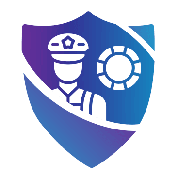 vigilante de seguridad portuaria en control de accesos marítimos